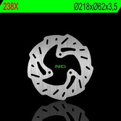 Tarcza hamulcowa tył derbi 50/125, gas gas 125/450 (218x62x3,5mm) (3x10,5mm) wave