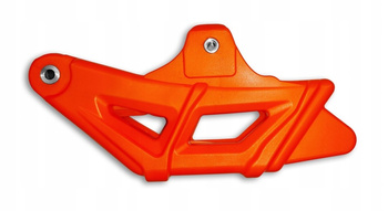 PROWADNICA ŁAŃCUCHA KTM SX/SXF/EXC/EXCF 85/125/250/300/350/450 (TPI) '08-22, 690 ENDURO '08-21, 790/890 ADVENTURE '19-21, HUSQVARNA FC/FE/TC/TE 125/250/300/350/450 '13-21 KOLOR POMARAŃCZOWY (OEM: 78104070100;7810407010004)
