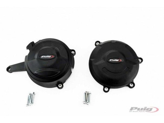 Pokrywy Dekli Silnika Puig Do Ducati Panigale 1199 / 1299 12-17 Czarne