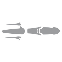 Okleina przeciwbłotna ktm sx/sxf '16-'18, exc '17-'19