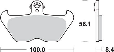 Hamulcowe kh407 / kh246 street excel sinter kolor złoty pasuje do: bmw k1200, r850/1100/1150/1200 przód