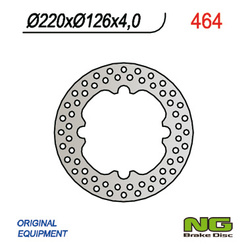 Tarcza hamulcowa tył husqvarna te/tc 99-12 (220x126x4)