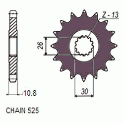 Zebatka Napedowa Sunstar Sunf421-16