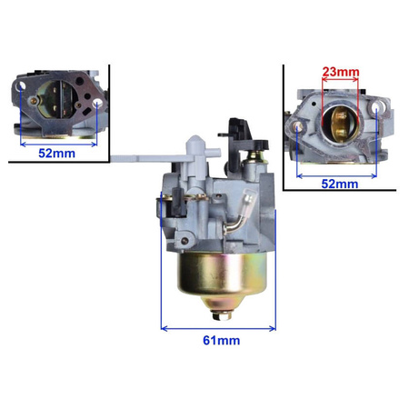 Gaźnik Gokart do silnika Gx270 Wlot 23 mm