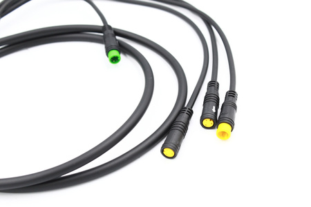 Kabel Przewód E-Bus Bafang 1200mm 4 Końcówki Wyświetlacz Manetka Hamulce Sterownik/Silnik