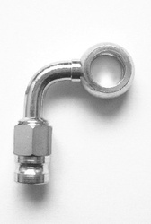 Końcówka przewodu hamulcowego kompletna średnica 10mm kąt 90°