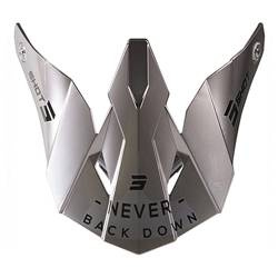 Daszek do kasku Shot Furious Storm chrom połysk