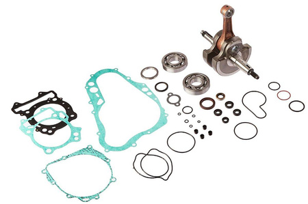 zestaw naprawczy dołu silnika suzuki dr-z 400 '00-'04, dr-z 400e '00-'07, dr-z 400s '00-'09, '11-'20, dr-z 400sm '05-'09, '13-'20, kawasaki klx 400r '03-'04 (wał korbowy, łożyska, uszczelniacze, uszczelki)