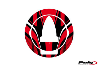 Osłona Wlewu Paliwa Puig Do Aprilia Rs126 08-10 (Wzór Radikal) Czerwona