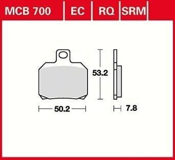KLOCKI HAMULCOWE SKUTER DERBI GPR PEUGEOT DJANGO