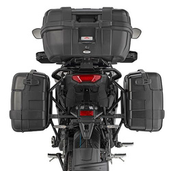 STELAŻ KUFRÓW BOCZNYCH MONOKEY YAMAHA Tracer 9 / Tracer 9 GT / Tracer 9 GT+ '25 - RÓWNIEŻ POD KUFRY MONOKEY RETRO-FIT KVE K'VENTURE ALU ORAZ KK'MISSION ALU