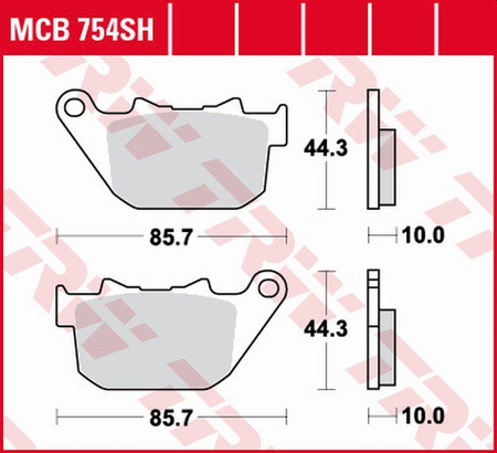 Klocki hamulcowe kh387 sinter street harley-davidson 883 xl-c/l/n/r roadster/sportster '03-'15, 1200 xl-c/l/r/x sportster/nightster '04-'13,