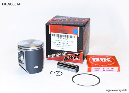 tłok yamaha yz 125 (yz125) 05-18 (53,95mm) pierścienie rik (1szt.)