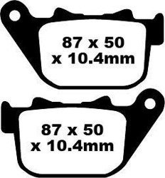 Klocki hamulcowe Harley Davidson XL 883 XL 1200 N Sportster