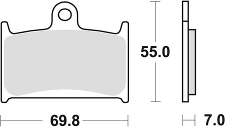 Klocki hamulcowe kh145 kh236 organic suzuki gsf 1200 96-00, rf 900 94-97 przód (promocja)