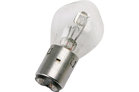 ŻARÓWKA 12V BA20D 12V 25/25W BAŃKA