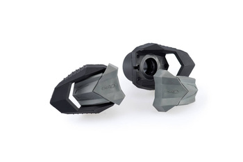 Adaptery- Zestaw Krążków Nylonowych + Gumowe Końcówki Do Crash Pads R19 (Z 50mm - Śruby M12) Czarne