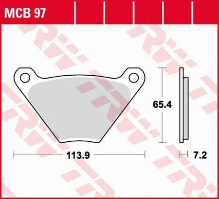 Klocki hamulcowe kh024/2 organic harley-davidson fl/flh/flhs 1200, flh/fxb/fxe/fxef/fxs 1340 '75-'85 przód/tył