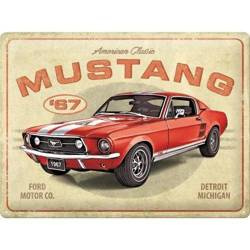 Tablica plakat 30X40 Ford Mustang Gt Red 23298