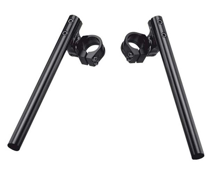 KIEROWNICA DWUCZĘŚCIOWA REGULOWANA STREET CLIP-ON UCHWYT 41MM KOLOR SREBRNY