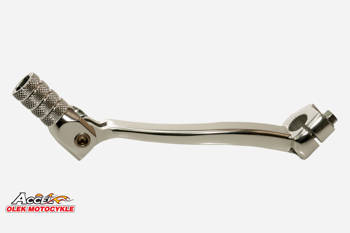 Dźwignia zmiany biegów yamaha yzf 250/450 '14-'18, wrf 250 '14-'18, wrf 450 '16-'18 aluminiowa kolor srebrny