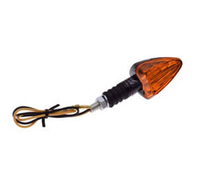 Kierunkowskaz pomarańczowy srożkowy nacięcia carbon 12V10W