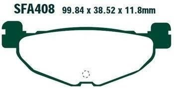 KLOCKI HAMULCOWE SKUTER YAMAHA XP YP EBC SFA408HH