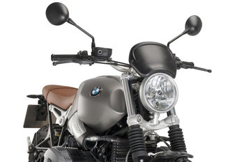 Szyba Owiewka Puig Retroplate Do Bmw R Nine T Scrambler 17-20 Czarny Mat