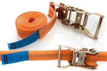 pas transportowy 35mm/3mb z napinaczem 1-częściowy kolor pomarańczowy (homologacja)