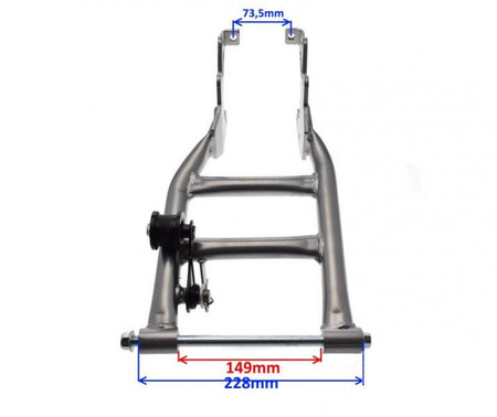 Tylny wahacz do ATV 200 Quad 200 z homologacją