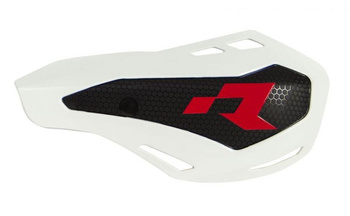 2022 osłony rąk (handbary) hp1 kolor biały (z mocowaniami z osłonami pomp sprzęgła i hamulca braktec)