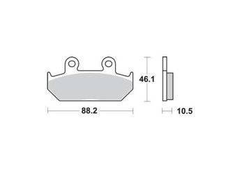 KLOCKI HAMULCOWE TRW MCB624