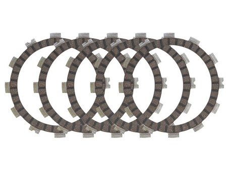 Psychic tarcze sprzęgłowe suzuki rm 250a/b/c`76-78, sp 370c/n`78-79 (mx-03778c) (ebs3334)