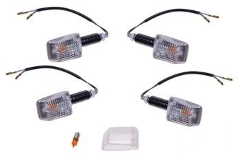 Kierunkowskazy mini do motocykla 4 sztuki 23W 12V