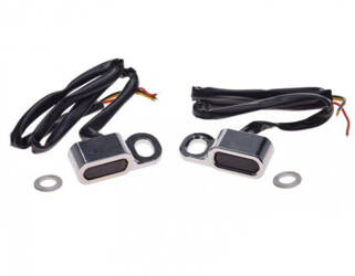 Kierunkowskazy przód Harley Touring chrom dymiony