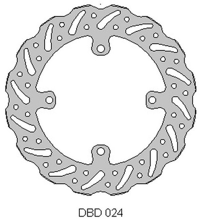 Tarcza hamulcowa przód suzuki rmz 250 rmz 450 rmx450 (250x118x3mm)