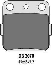 Klocki hamulcowe kh84 - zastępują db2070mx-d oraz db2070qd-d