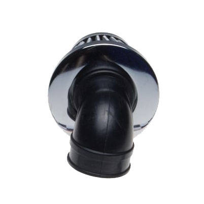 Filtr powietrza 30 mm stożkowy chromowany Kąt 90 Stopni