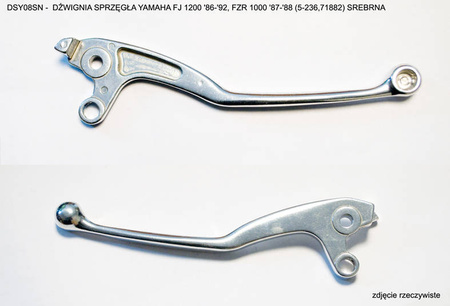 Dźwignia sprzęgła yamaha fj 1200 '86-'92, fzr 1000 '87-'88 (5-236,71882) srebrna