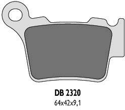Klocki hamulcowe kh368 tył brembo (ktm) - zastępują db2320mx-d oraz db2320qd-d