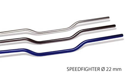 Kierownica aluminiowa 22mm speedfighter kolor srebrny