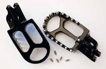 Podnóżek kierowcy honda cr/crf '02-'14 kolor czarny (2szt) aluminiowy