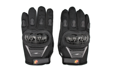 Rękawice Motocyklowe Enduro Cross Quad Moto V-01 Czarne L Rkw0000004