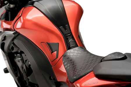 Tankpad puig extreme do kawasaki z1000 14-19 (trzyczęściowy) carbon