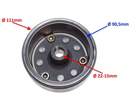 Koło magnesowe do Shineray XY150-17 + sprzęgło