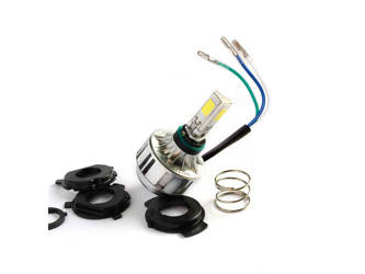Żarówka led r3000 z adapterami do lamp h1, h2, h3, h4, h7 oraz ktm i sherco - patrz opis dodatkowy!