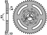 Zębatka tylna 4331 53 f derbi 50 senda 96-99 (łańc. 420)