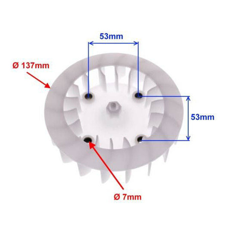 Wentylator magneta 125 GY6 4T