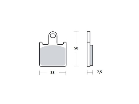Klocki hamulcowe kh417/4 spiek metaliczny (złote) kawasaki przód (ft 4115)