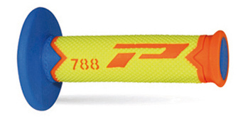 Manetki pg788 off road (22+25mm, dł.115mm) kolor pomarańczowy fluo/zółty fluo/jasny niebieski (trójskładnikowe) (788-280)